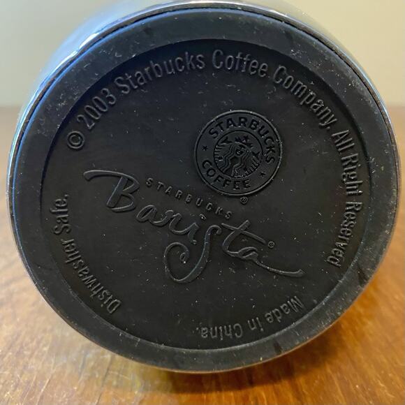 Starbucks Barista 2003 French Press Coffee Maker Pot Silver Stainless Steel - Picture 4 of 5